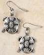 Earrings - Sea Turtle, Pewter