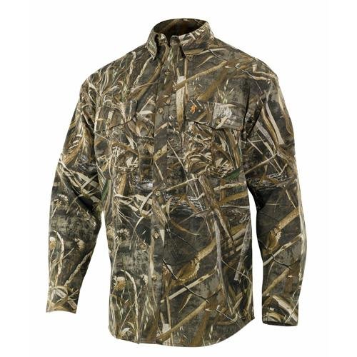 Browning 3011357604 Wasatch Long Sleeve Shirt, Realtree Max-5, X-Large