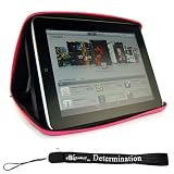 Premium Slim Hard Nylon Carrying Cube Cover Case for Apple iPad WiFi / 3G 16GB 32GB 64GB + Includes a 4-inch eBigValue Determination Hand Strap