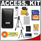 Nikon Coolpix 5811 Leather Carrying Case + 1GB Card + EN-EL8 Battery + Tripod + Accessory Kit for S3, S5, S6, S7c, S9, S50, S50c, S51, S51c Digital Cameras