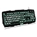 Cdycam Large Print LED Backlit Vision Light up USB Wired Ergonomic Gaming Backlight Keyboard