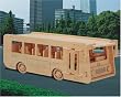Coach Bus 3D Woodcraft Construction Kit
