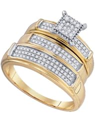 0.37CTW DIAMOND FASHION TRIO SET
