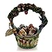 Jim Shore Heartwood Creek Woodland Basket with 4 Eggs