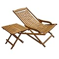 Lounger and Folding Side Table Set