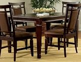 Powell Allspice Dining Table - 358-417 (Espresso) (30H x 36W x 54D)
