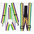 Mardi Gras Suspenders Adult