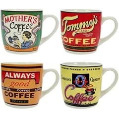 Geschenke Set mit 4 Tassen im Kaffeehaus Style