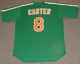 GARY CARTER New York Mets 1985 Majestic Cooperstown Throwback "St. Patty's Day" Baseball Jersey, LARGE