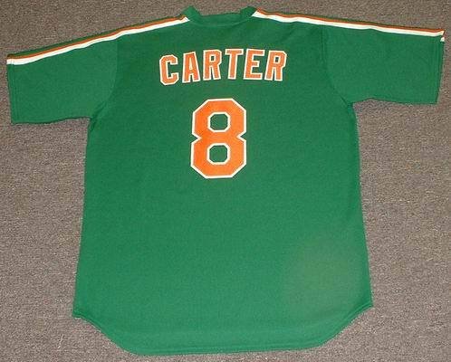 GARY CARTER New York Mets 1985 Majestic Cooperstown Throwback 