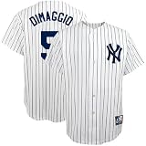 Majestic New York Yankees #5 Joe DiMaggio White Cooperstown Jersey