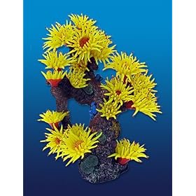 Nature's Image Artificial Corals: Branching Tubastrea Yellow Small by Nature's Image