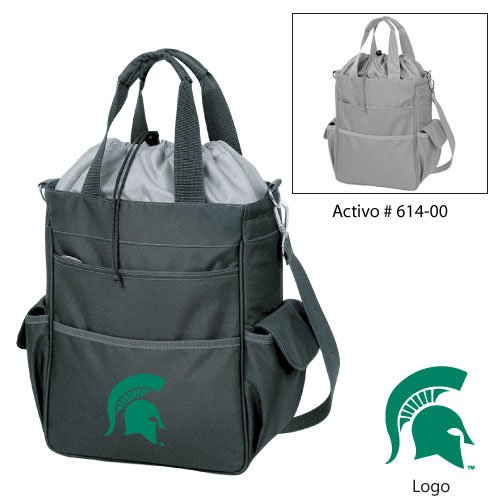 Michigan State Spartans NCAA Activo Waterproof Tote (Black)