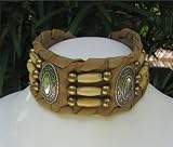 The Powder River Conchos and Hair Pipe, Brass Armband or Choker.