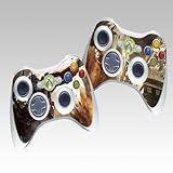 Protective Skin Decorative Decal for XBOX 360 Controller (2pcs in 1)