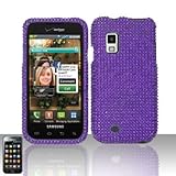 Purple Full Diamond Rhinestones Bling Bling Design Snap On Hard Cover Prote ....