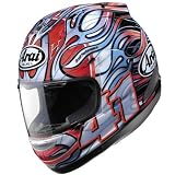 51f3cpqx1cL. SL160  Arai Corsair V Haga Rainbow Graphic Helmet