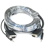 RiteAV - SVGA Monitor Cable with 3.5mm Audio - 10 ft.