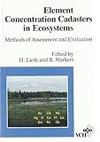 Element concentration cadasters in ecosystems