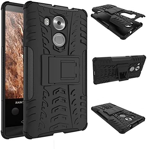 Simon Birch Huawei Mate 8 Case - Heavy Duty Rugged Dual Layer Armor with Kickstand Protective Cover for Huawei Mate 8 mobile phone case (Black )