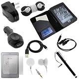 GTMax 9 Items Value Accessories Bundle kit for Amazon Kindle Touch / Touch 3G 6