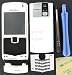 White T-mobile RIM Blackberry Pearl 8100 8110 Original OEM Full Complete Housing Faceplate Case Cover Shell with Battery Door Trackball Keypad Lens Plastic LCD Screen Bottom U Piece GSM New