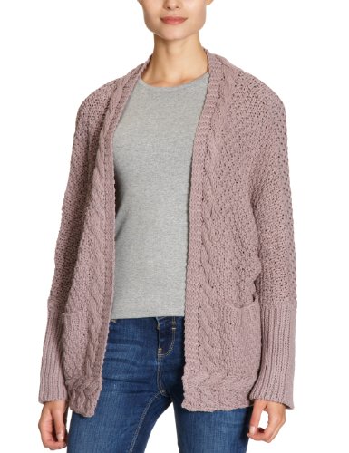 NafNaf Damen Strickjacke G15, Gr. 36 (S), Rosa (Z741 Rose Poudre) Preisvergleich