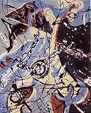  : Composition by Jackson Pollock. Art Print Poster 22.5 inches width by 28.5 inches height. Highest Quality Art Poster Print