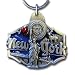 Pewter Key Ring - New York Statue of Liberty - Pewter Key Ring Image