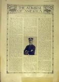 ADMIRAL SIMS PORTRAIT UNITED-STATES PRINT 1918 WW1 WAR