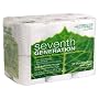 Seventh Generation, Bathroom Tissue 2-ply/400 Count, white unscented, 12 Rolls