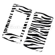 LG Incite CT810 AT&T Snap On Protector Hard Case Image Cover Zebra