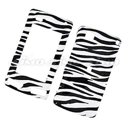 LG Incite CT810 AT&T Snap On Protector Hard Case Image Cover Zebra