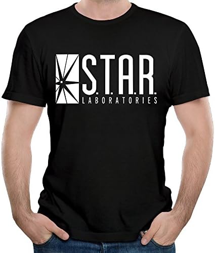 Men's Star Laboratories Flash Funny T Shirts Short Sleeve Printed