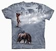 The Offering Mountain Evolution T Shirt Native American