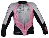 Joe Rocket Yamaha Luv Ladies Textile/Mesh Motorcycle Jacket Pink/Silver Medium M