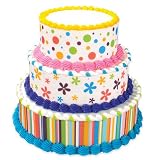 Lucks Edible Image Happy Vrty Designer Prints, 36 pk