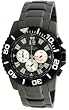 Adee Kaye Men's Sea Marine Black IP Chronograph Watch Model AK-4013-MGM1
