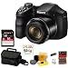 SONY Cyber-shot DSCH200B Compact Zoom Digital Camera in Black + 16GB Secure Digital Memory Card + Sony Small System Case + Mini Charger for AA Ni-Mh 2700mAh Batteries w/ AC/DC & Universal Adapter + 25 Free Quality Photo Prints + Enhanced Lens Cleaning Kit