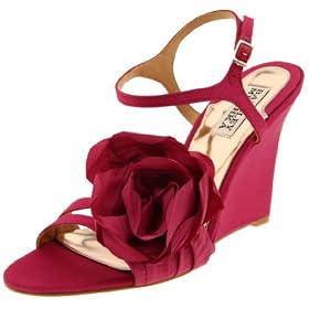 Badgley Mischka Womens Indi Wedge Sandal