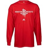 Houston Rockets adidas Primary Logo Long Sleeve T-Shirt