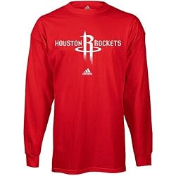 Houston Rockets adidas Primary Logo Long Sleeve T-Shirt
