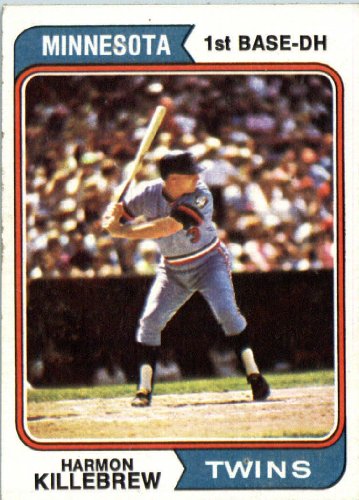 1974 Topps #400 Harmon Killebrew Minnesota Twins Baseball Card In A Protective Screwdown Case