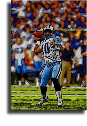 Completely Handpainted American Football Sport Painting, Custom Order FL4732, Oil on Canvas, with Option to Paint Jerry, Brett & Co. from Any Other Favorite Photograph or Picture, Unframed, Size 20