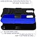 CASEFORMERS Duo Armor BLUE for Kyocera Hydro Icon Combo Case with Stand and Holster