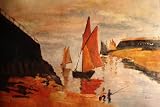 24X36 inch Claude Monet Oil Painting Repro Port of Trouville 51f45Bkb3HL. SL160 20X24 inch Abstract Hand painted Oil Painting Fall in Love