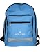 K-Cliffs Light Blue Polyester School Backpack/ Outdoor Backpack/ Hiking Backpack with Reflective Strip
