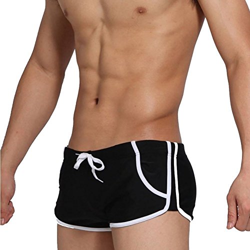 Genluna Mens Swimwear Sport Shorts Swim Trunks