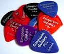 12 x SMOOTH NYLON GUITAR PICKS light plectrums 0.46mm