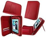 rooCASE Executive Portfolio (Red) Leather Case Cover with Landscape / Portrait View for Samsung GALAXY Tab 7.0 PLUS Tablet / Samsung GALAXY Tab 2 7.0